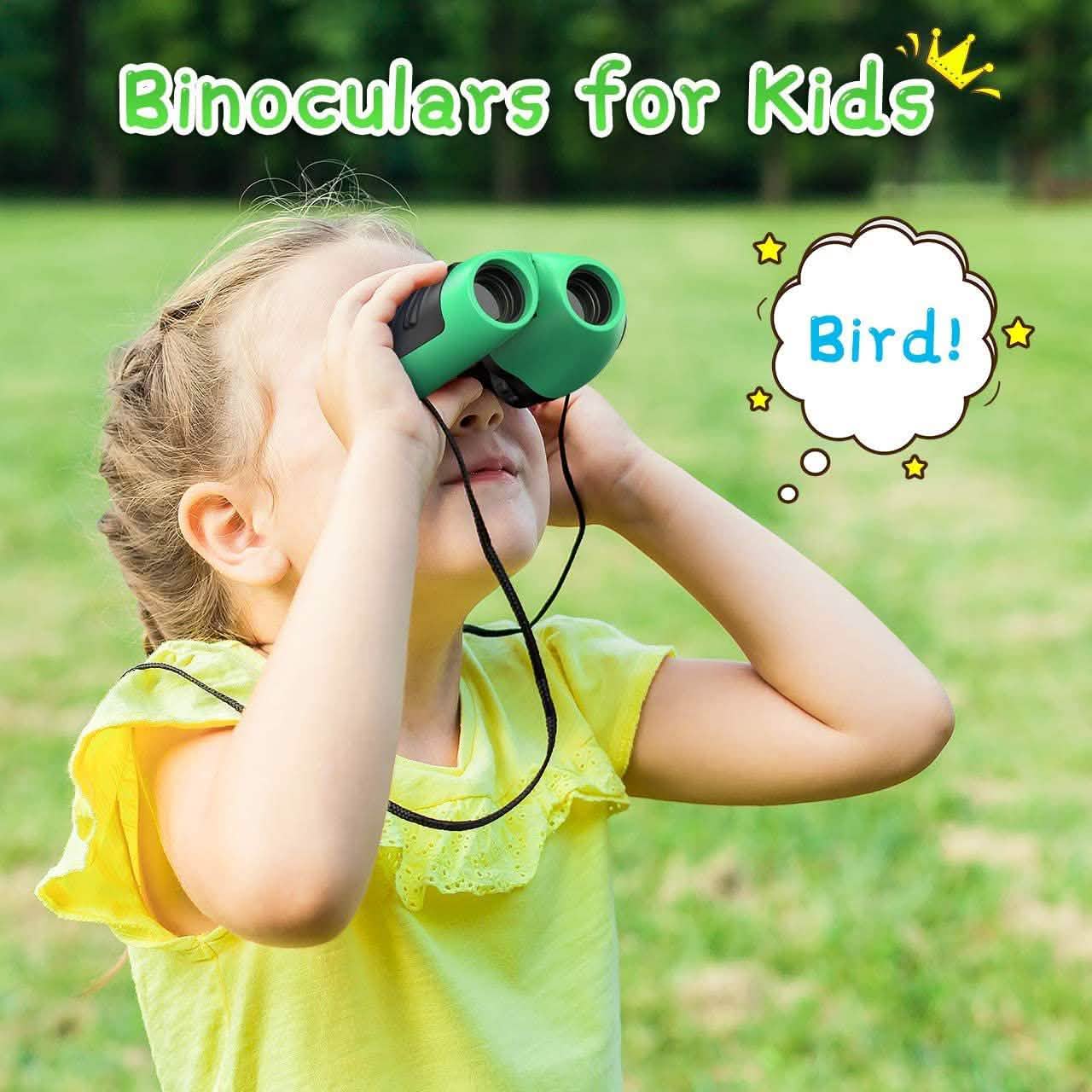 Compact High Resolution Shockproof Binoculars for Kids by DailySale