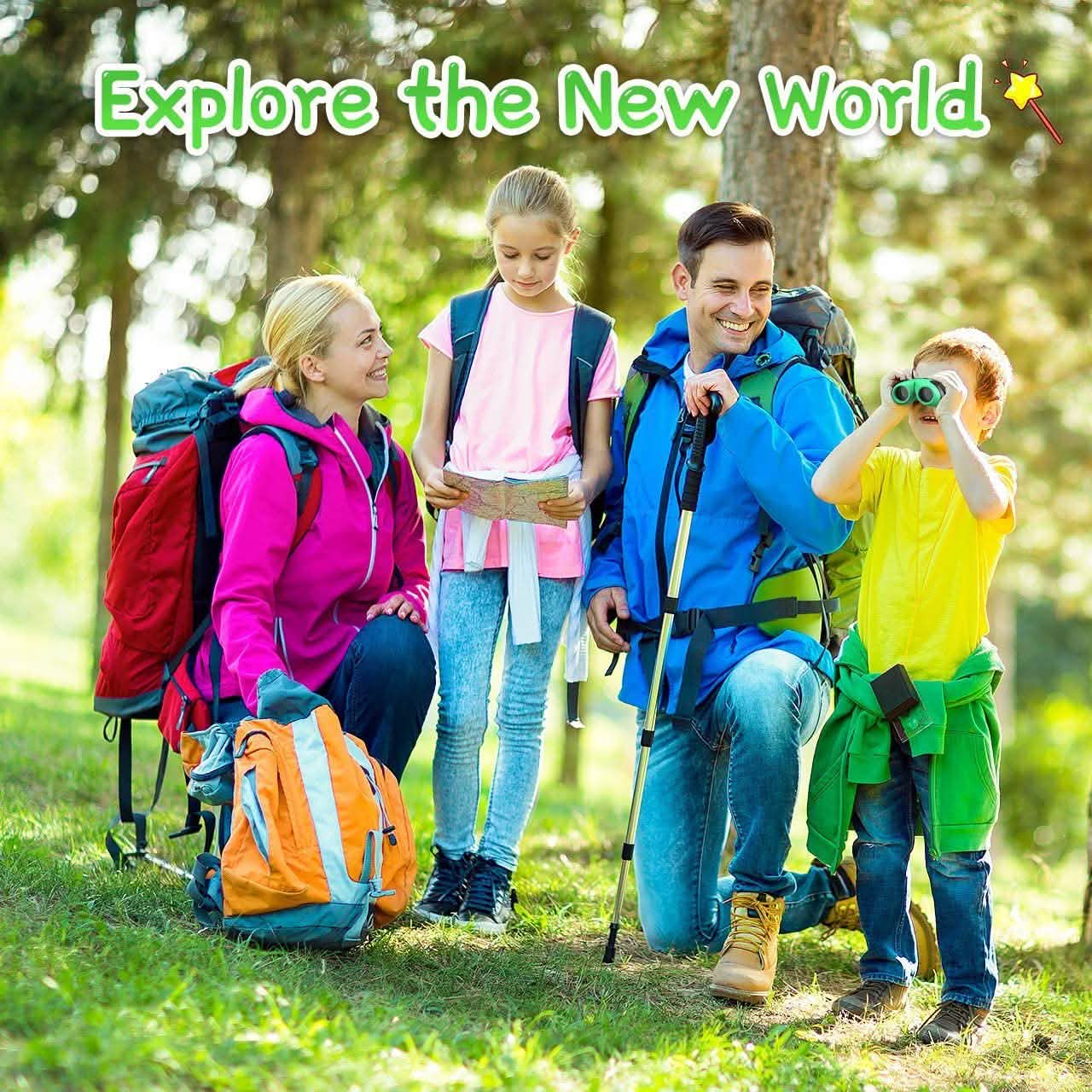 Compact High Resolution Shockproof Binoculars for Kids by DailySale
