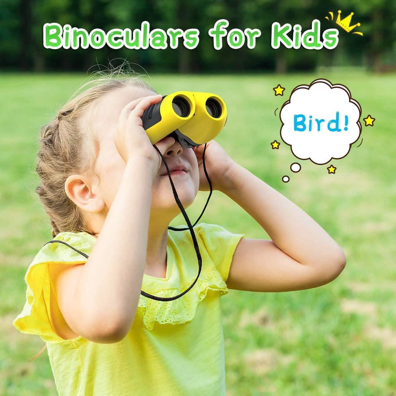 Compact High Resolution Shockproof Binoculars for Kids by DailySale