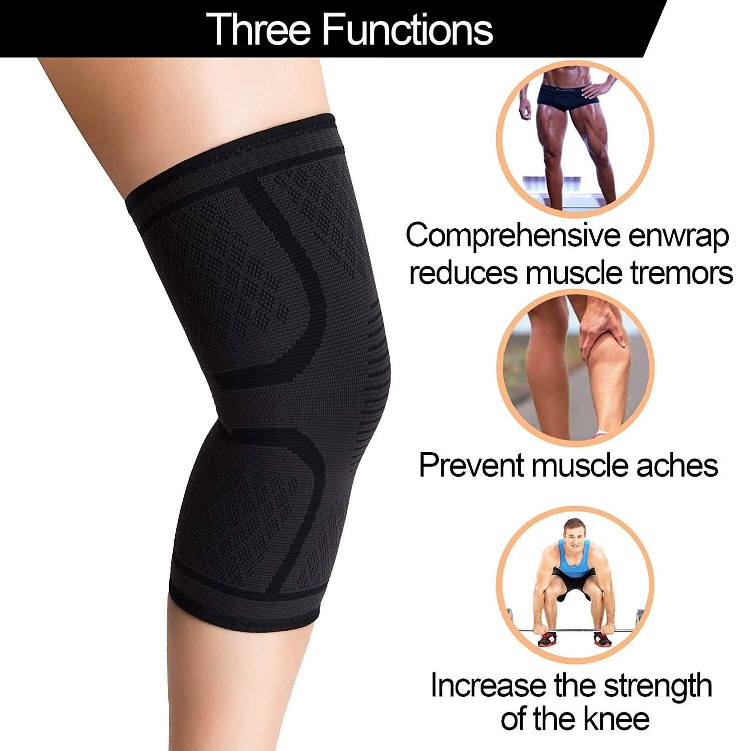 Compression Knee Sleeve - Assorted Colors and Sizes by DailySale