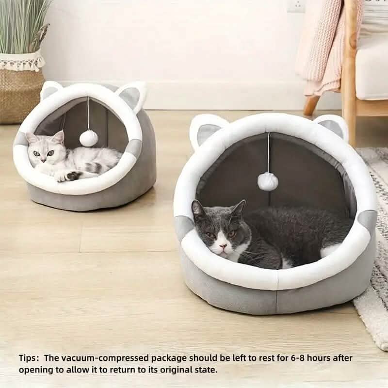 Contemporary Polyester Fiber Cat Bed by DailySale