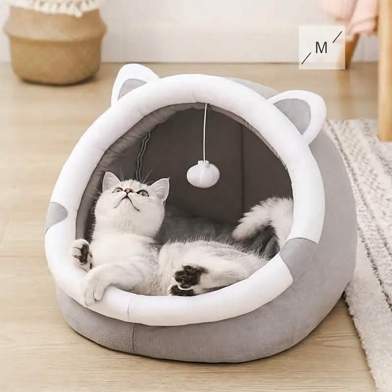Contemporary Polyester Fiber Cat Bed by DailySale