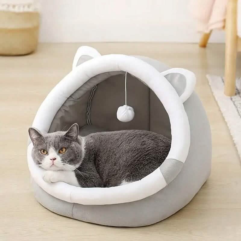 Contemporary Polyester Fiber Cat Bed by DailySale