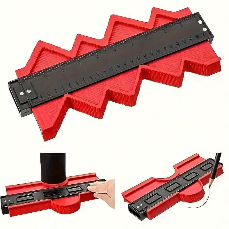 Contour Gauge Profile Tool Outline Measuring Plastic Ruler by DailySale
