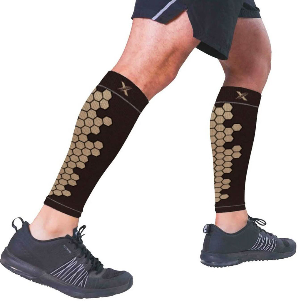 Copper Infused High Performance Compression and Support Calf Sleeves by DailySale