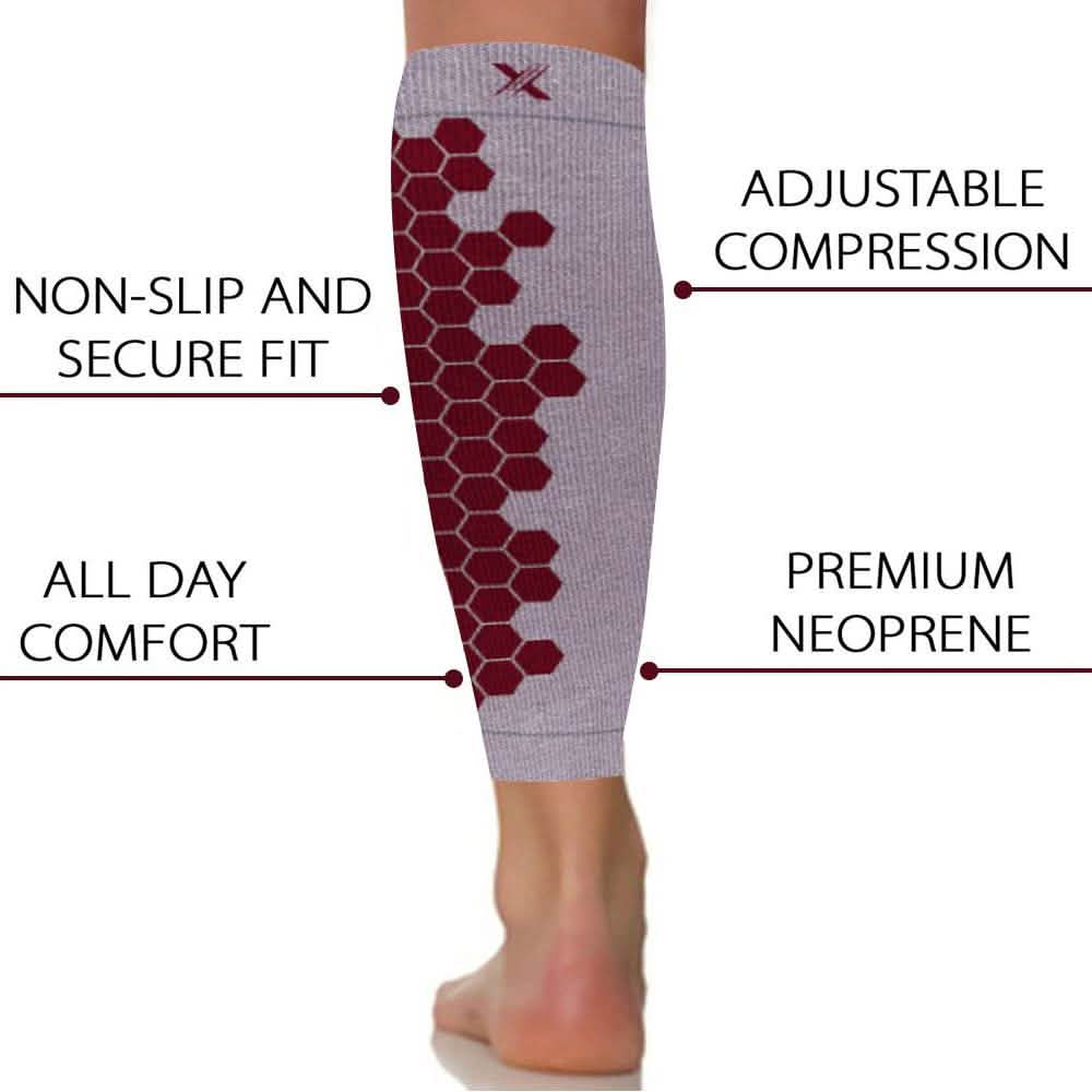 Copper Infused High Performance Compression and Support Calf Sleeves by DailySale