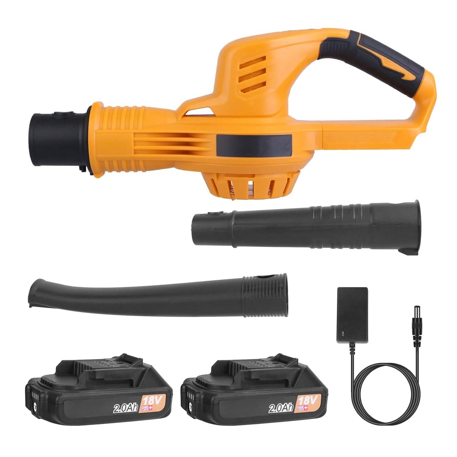 Cordless Leaf Blower Battery Powered Max 124MPH 300CFM with 2 Adjustable Speeds by DailySale