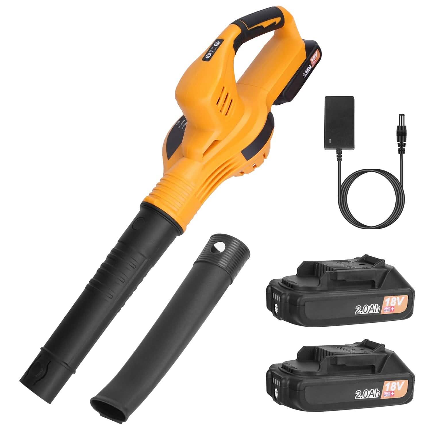 Cordless Leaf Blower Battery Powered Max 124MPH 300CFM with 2 Adjustable Speeds by DailySale