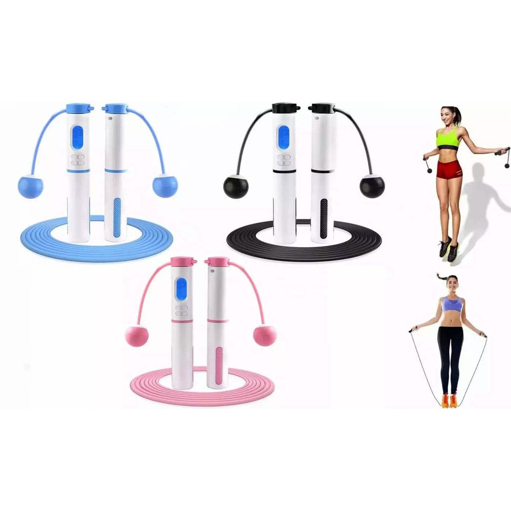 Cordless Weighted Jump Rope Digital Smart Skipping Jump Ropes with Counter by DailySale