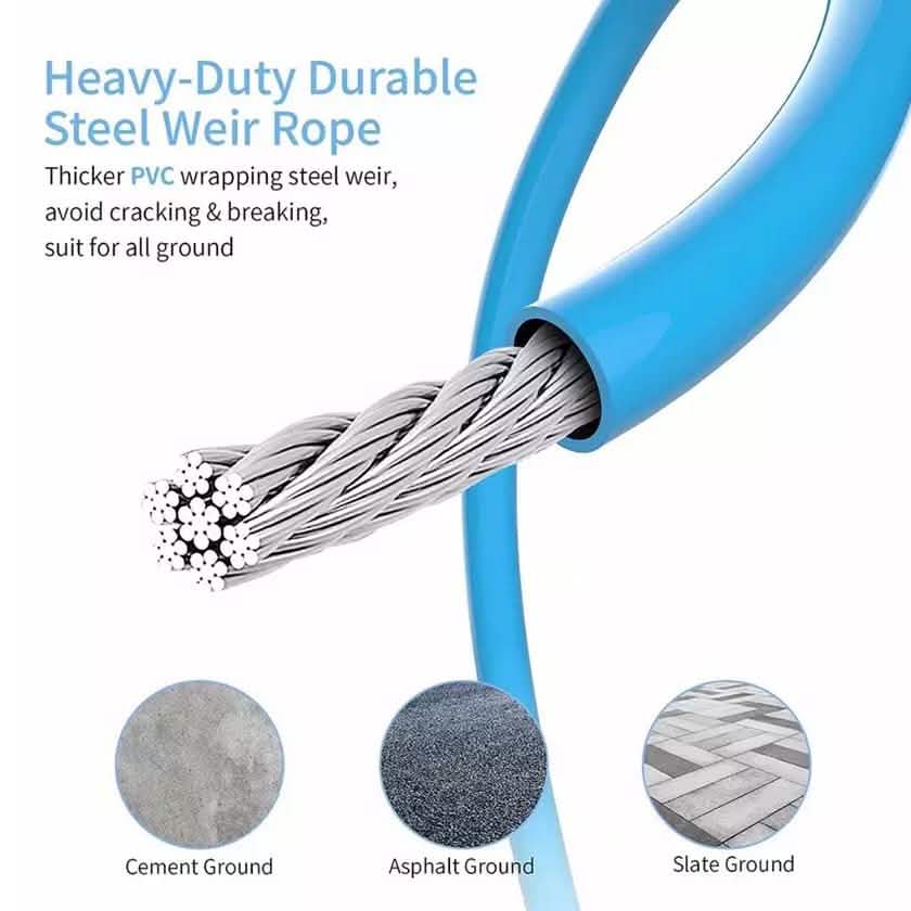 Cordless Weighted Jump Rope Digital Smart Skipping Jump Ropes with Counter by DailySale