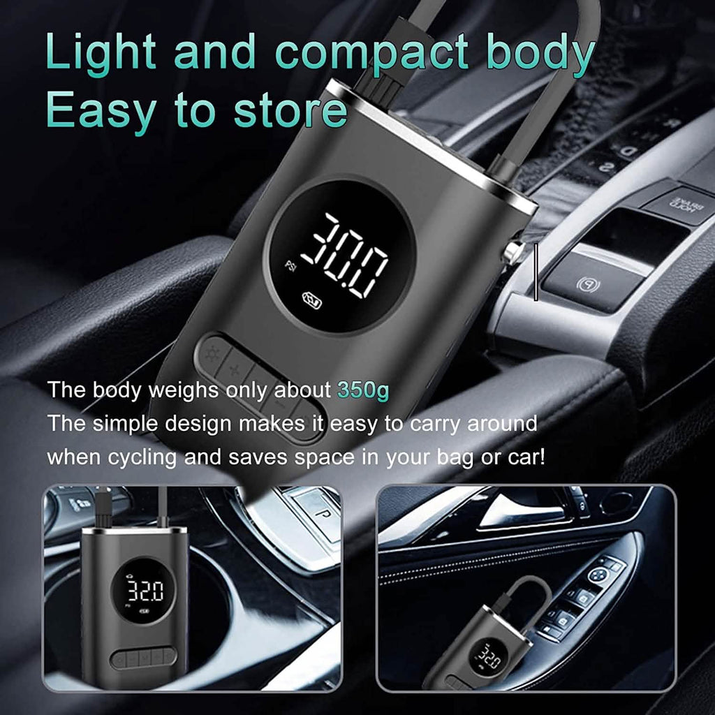 Cpplia Wireless Air Pump Digital Tire Pressure Detection LED Tire Inflator by DailySale