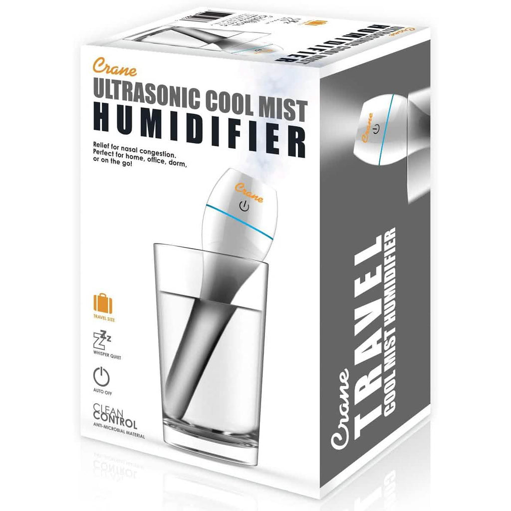 Crane USA INC EE-5950 Travel Ultrasonic Cool Mist Humidifier by DailySale
