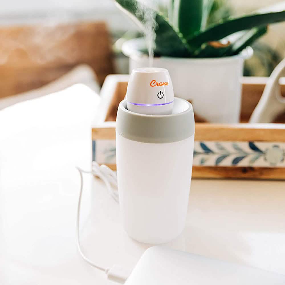 Crane USA INC EE-5950 Travel Ultrasonic Cool Mist Humidifier by DailySale