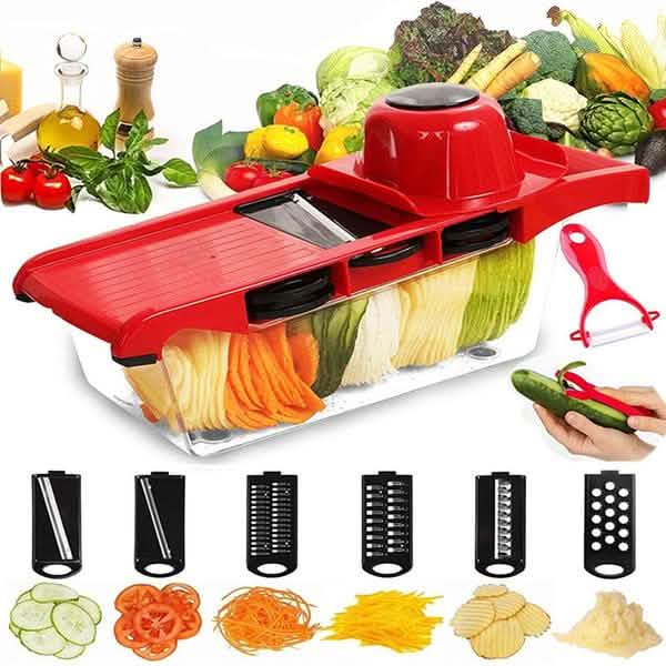 Creative Mandoline Slicer Vegetable Cutter with Stainless Steel Blade by DailySale