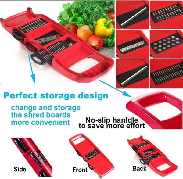 Creative Mandoline Slicer Vegetable Cutter with Stainless Steel Blade by DailySale