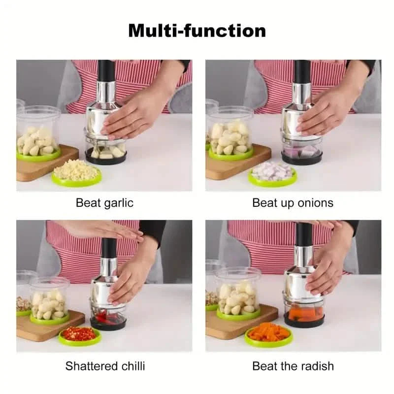 Stainless Steel Garlic Cutter by DailySale