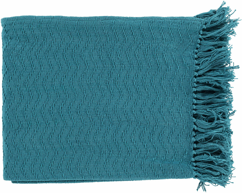 Chiconcuac Aqua Throw Blanket - Goddess Imports Marketplace