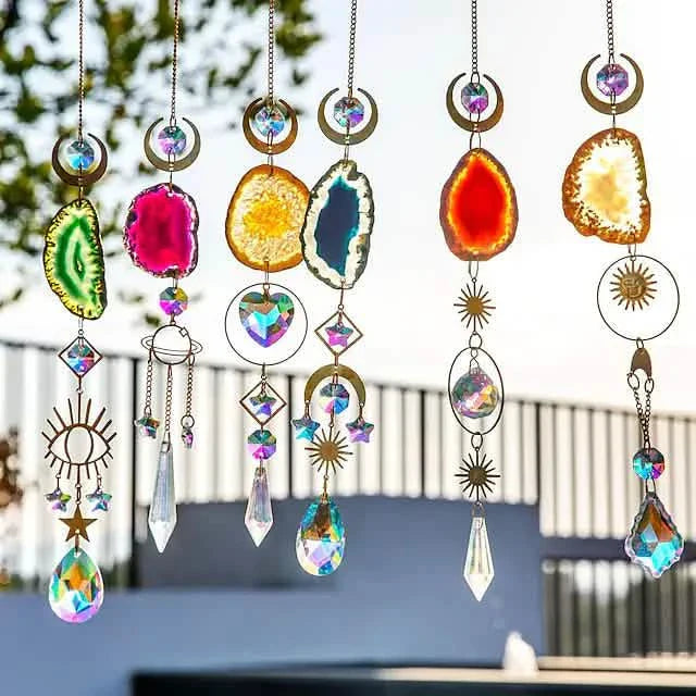 Crystal Sun Catcher Pendant Wind Chime Home Decor by DailySale