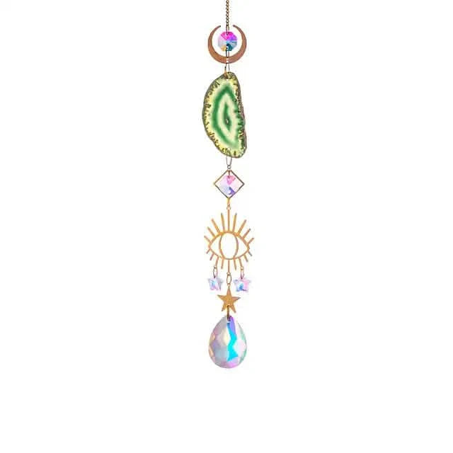 Crystal Sun Catcher Pendant Wind Chime Home Decor by DailySale