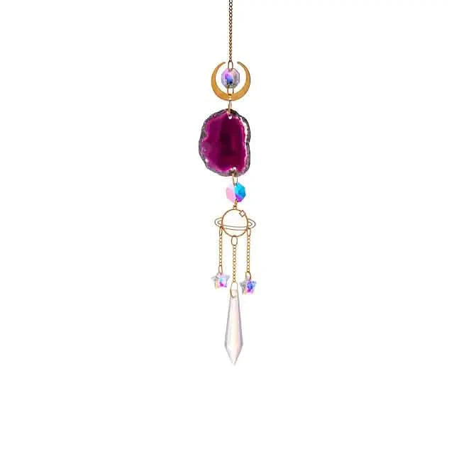 Crystal Sun Catcher Pendant Wind Chime Home Decor by DailySale
