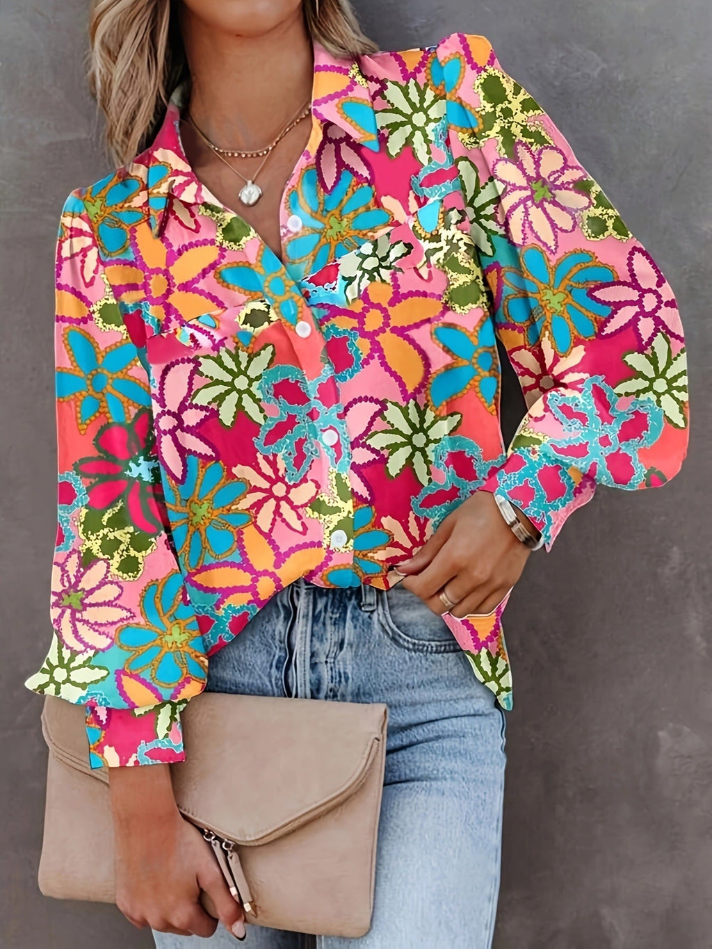Women's Fashion Casual All-match Short-sleeved Shirt