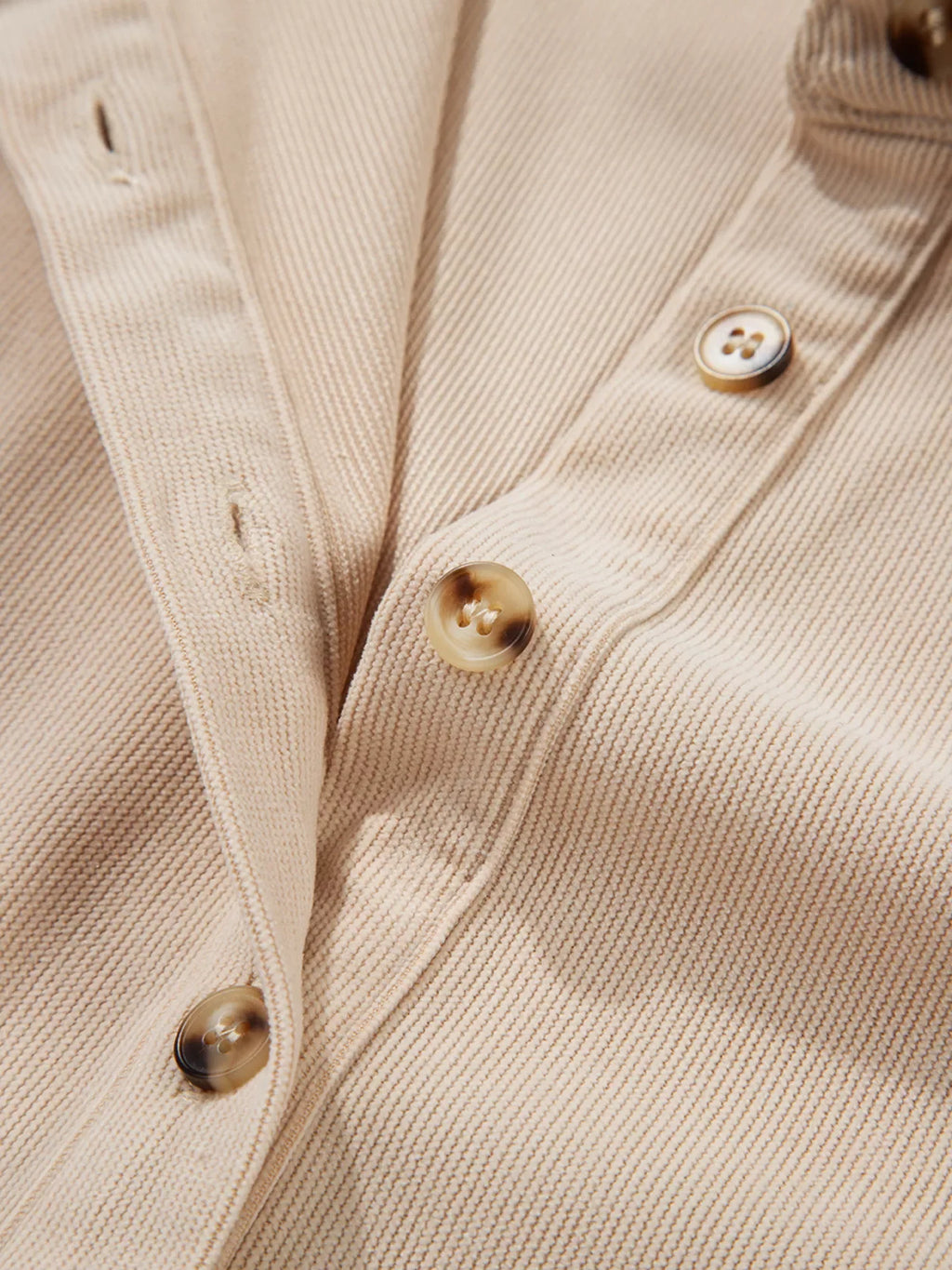 Corduroy Half Button Collared Long Sleeve Mini Dress by Shopiebay