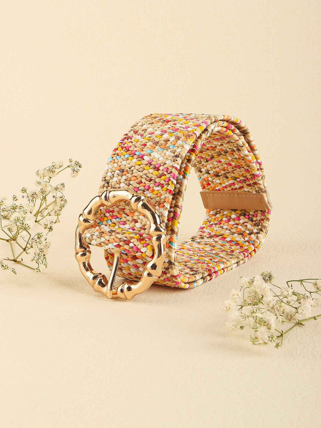 Multicolored Wide Belt