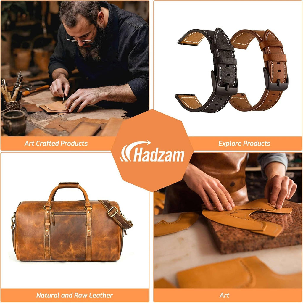 Full Grain Cowhide Leather 2mm Tooling Sheets - Craft & DIY by Hadzam