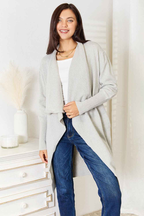 Angel Wings Open Front Duster Cardigan with Pockets by Wild and Free Boutique