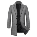 Fashion Plaid Single Breasted Jackets Men's Wool Coats - Goddess Imports Marketplace