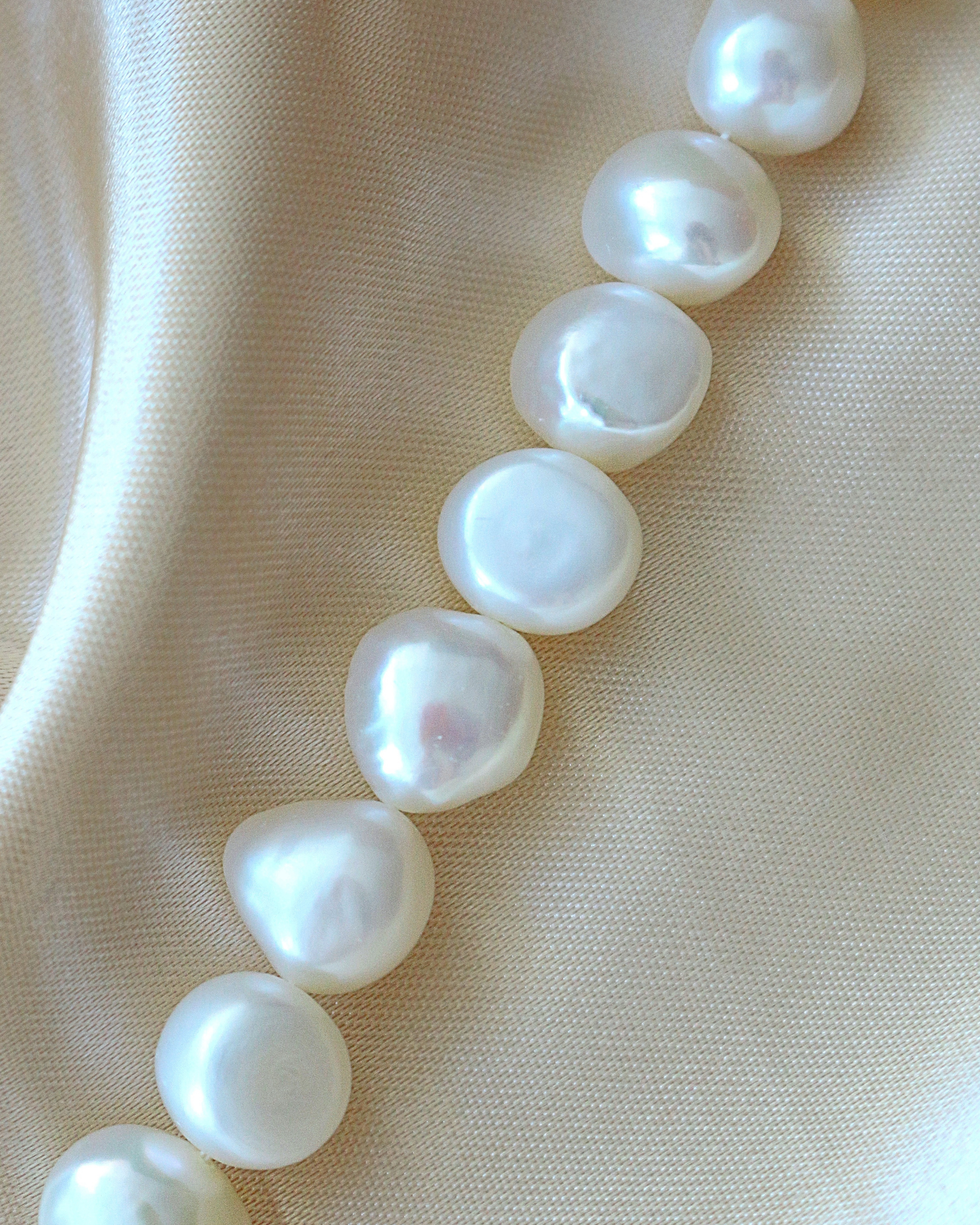 Baroque Genuine Freshwater Pearls & 925 Sterling Silver Bracelet - Goddess Imports Marketplace