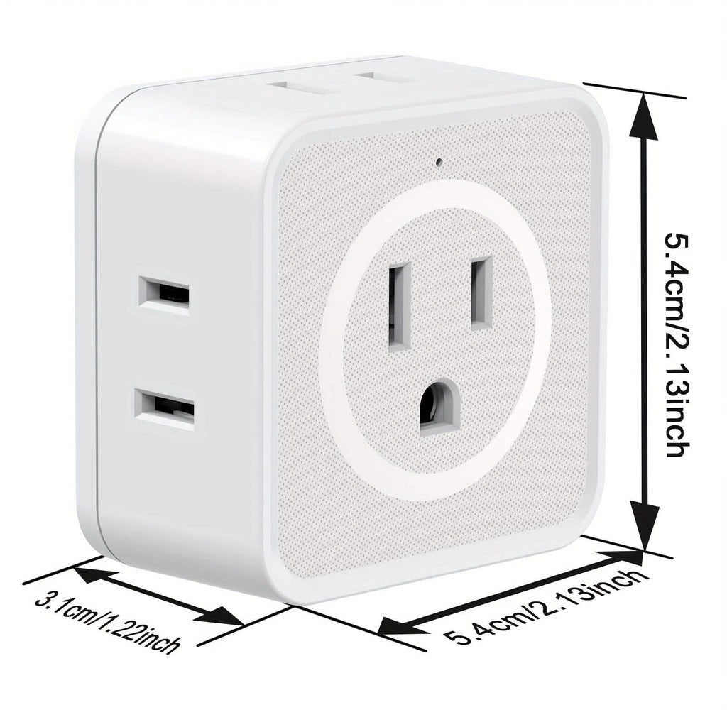Multi-Function Socket Adapter – Five-Way Wall Extension by DailySale