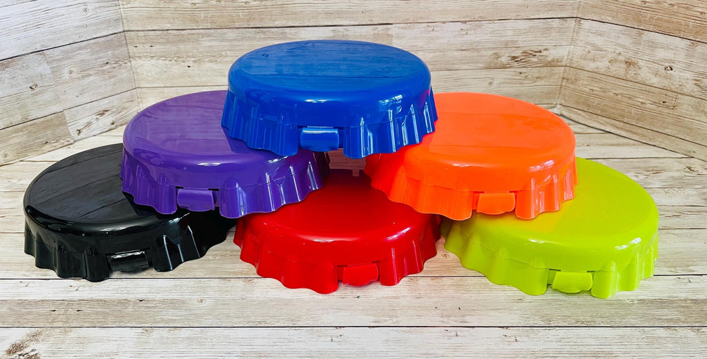 Ficheros Corcholatas para Loteria oh Guardar Monedas Cork Plastic Containers to Store Items by Chica Mexico