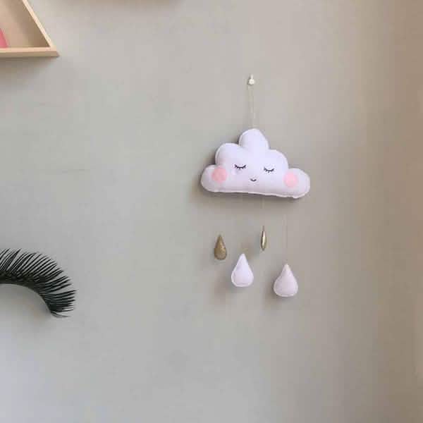 Decorative Cloud Felt Raindrop Pendant by DailySale