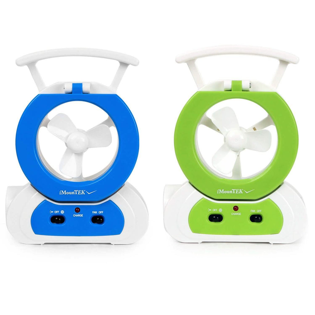 Desk Cooling Fan with 180 Degree Adjustable LED Lamp by DailySale