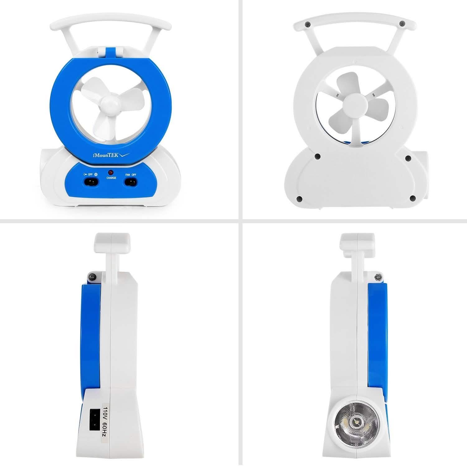 Desk Cooling Fan with 180 Degree Adjustable LED Lamp by DailySale