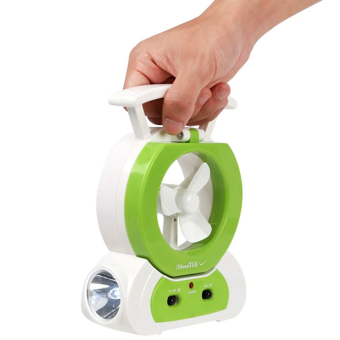Desk Cooling Fan with 180 Degree Adjustable LED Lamp by DailySale
