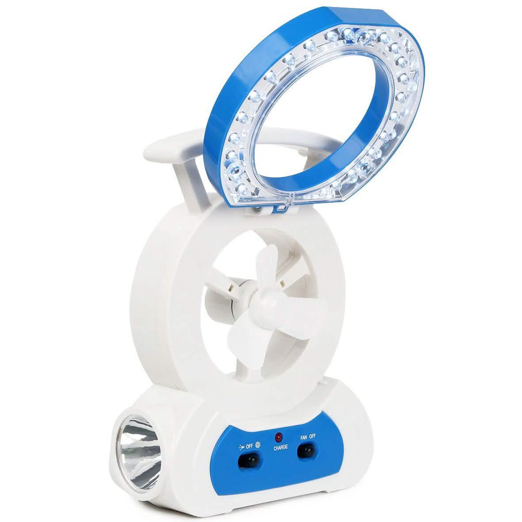 Desk Cooling Fan with 180 Degree Adjustable LED Lamp by DailySale