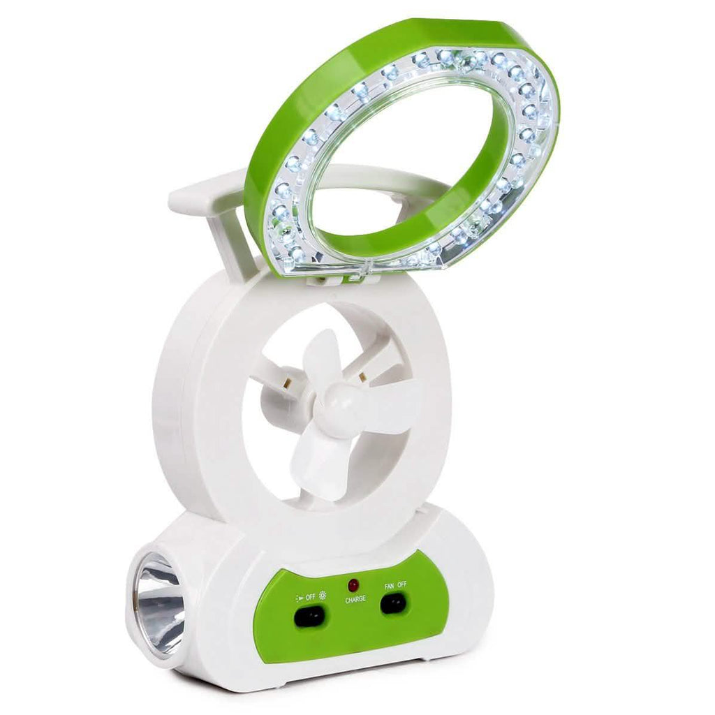 Desk Cooling Fan with 180 Degree Adjustable LED Lamp by DailySale