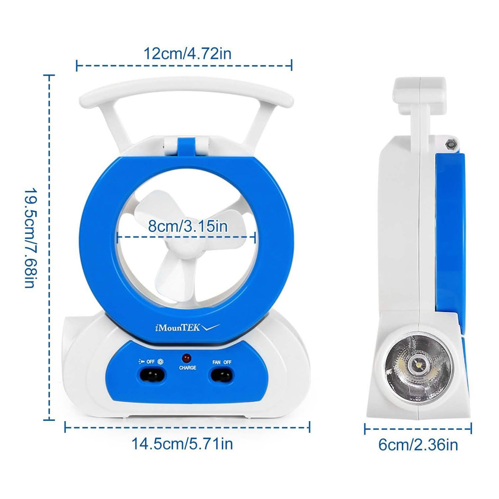 Desk Cooling Fan with 180 Degree Adjustable LED Lamp by DailySale