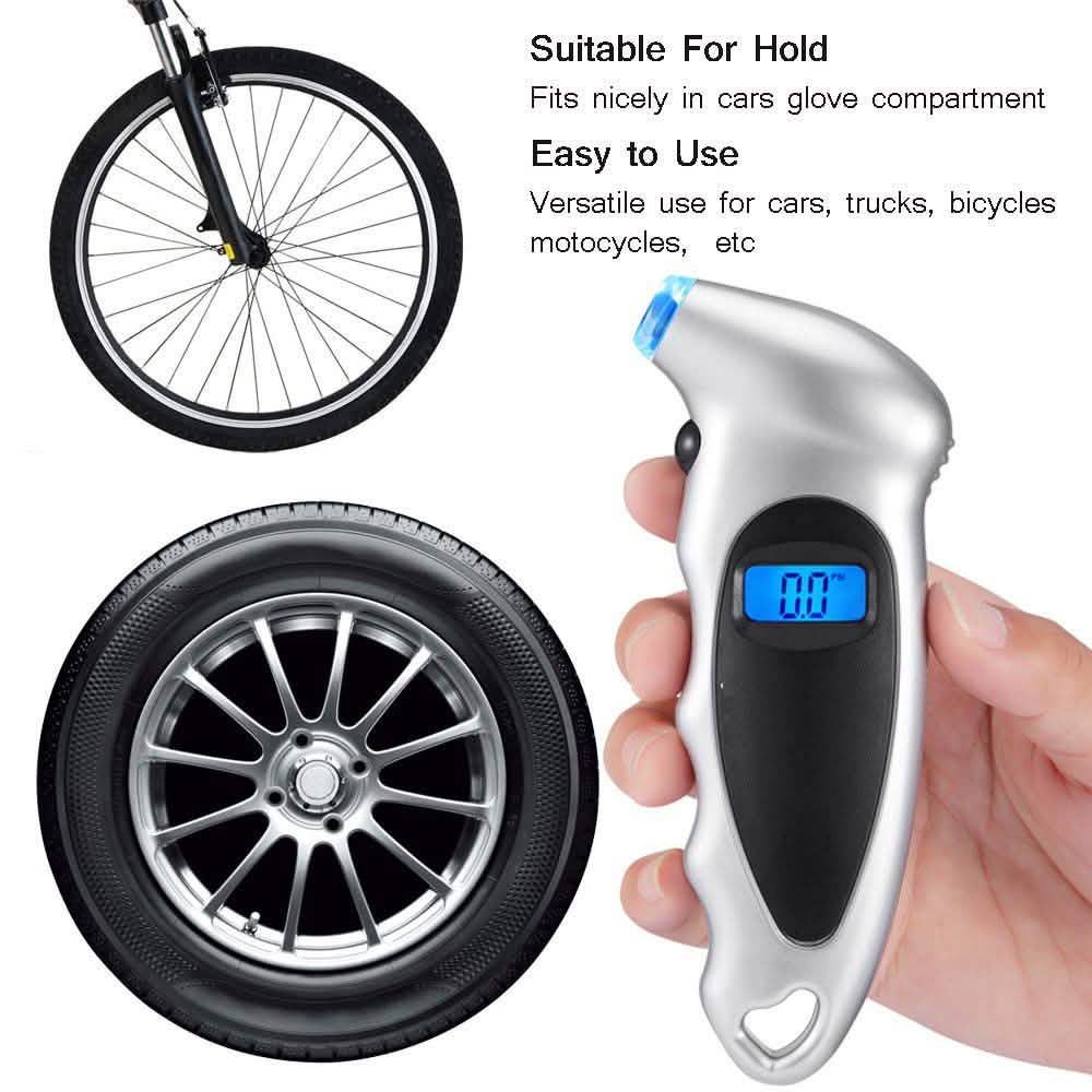 Digital Tire Pressure Gauge 150 PSI 4 Settings by DailySale