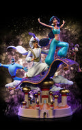 Statue Aladdin and Jasmine Deluxe - Disney 100th - Aladdin - Art Scale 1/10 - Iron Studios - Goddess Imports Marketplace