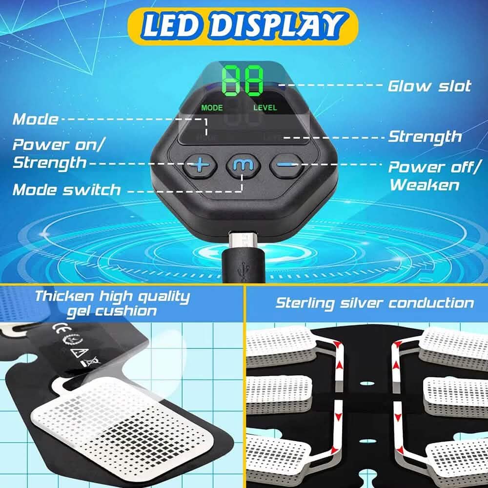 Display Abdominal Patch Fitness Apparatus Home Muscle Fitness by DailySale