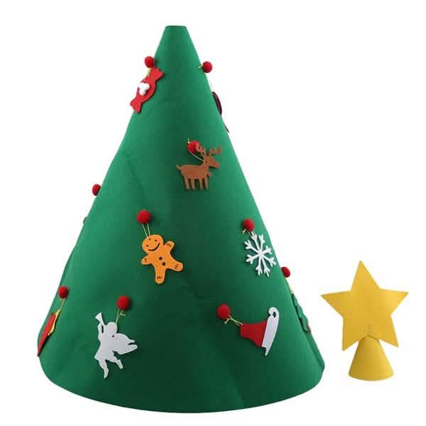 DIY 3D Felt Christmas Tree Upgraded Toddler Christmas Tree by DailySale