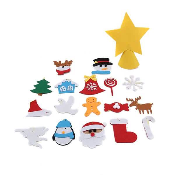 DIY 3D Felt Christmas Tree Upgraded Toddler Christmas Tree by DailySale