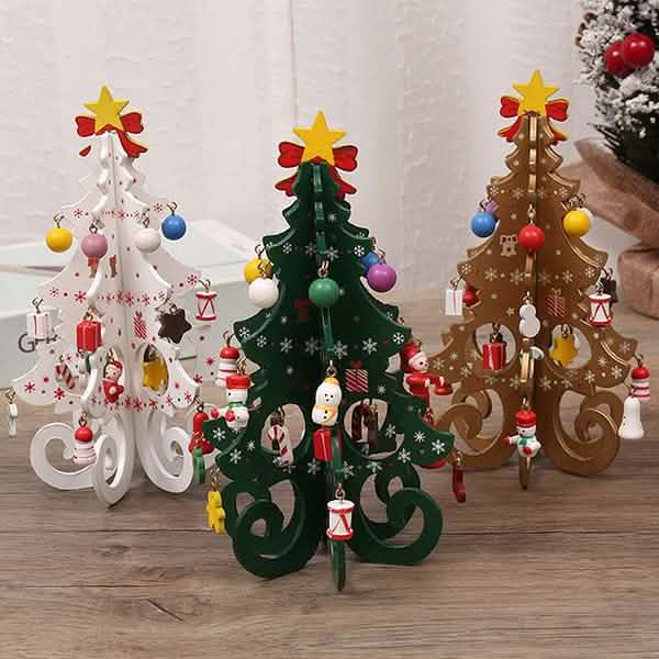 DIY Stereo Wooden Christmas Tree - Christmas Decoration Ornaments by DailySale