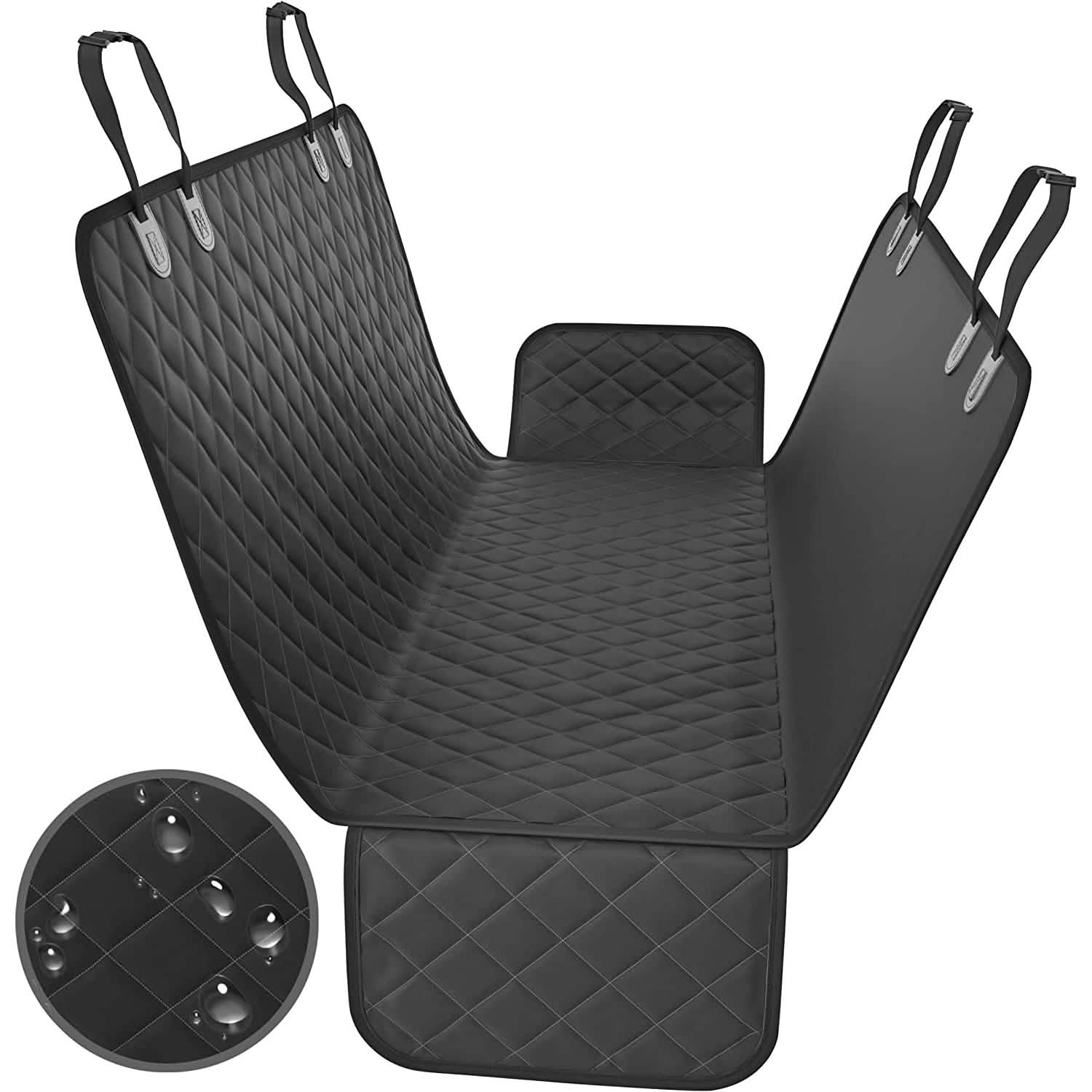 Dog Rear Seat Cover Protector Waterproof Anti-Scratch Anti-Slip Hammock by DailySale