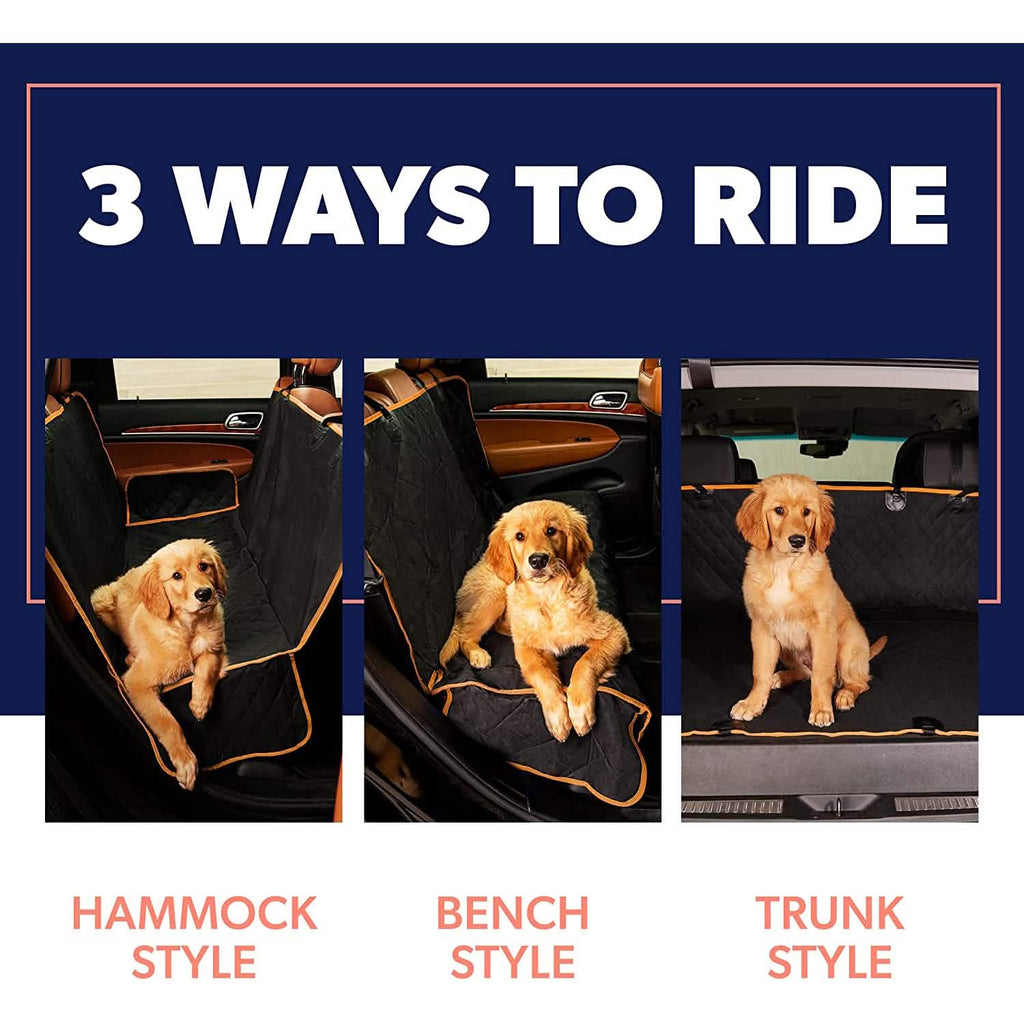 Dog Rear Seat Cover Protector Waterproof Anti-Scratch Anti-Slip Hammock by DailySale