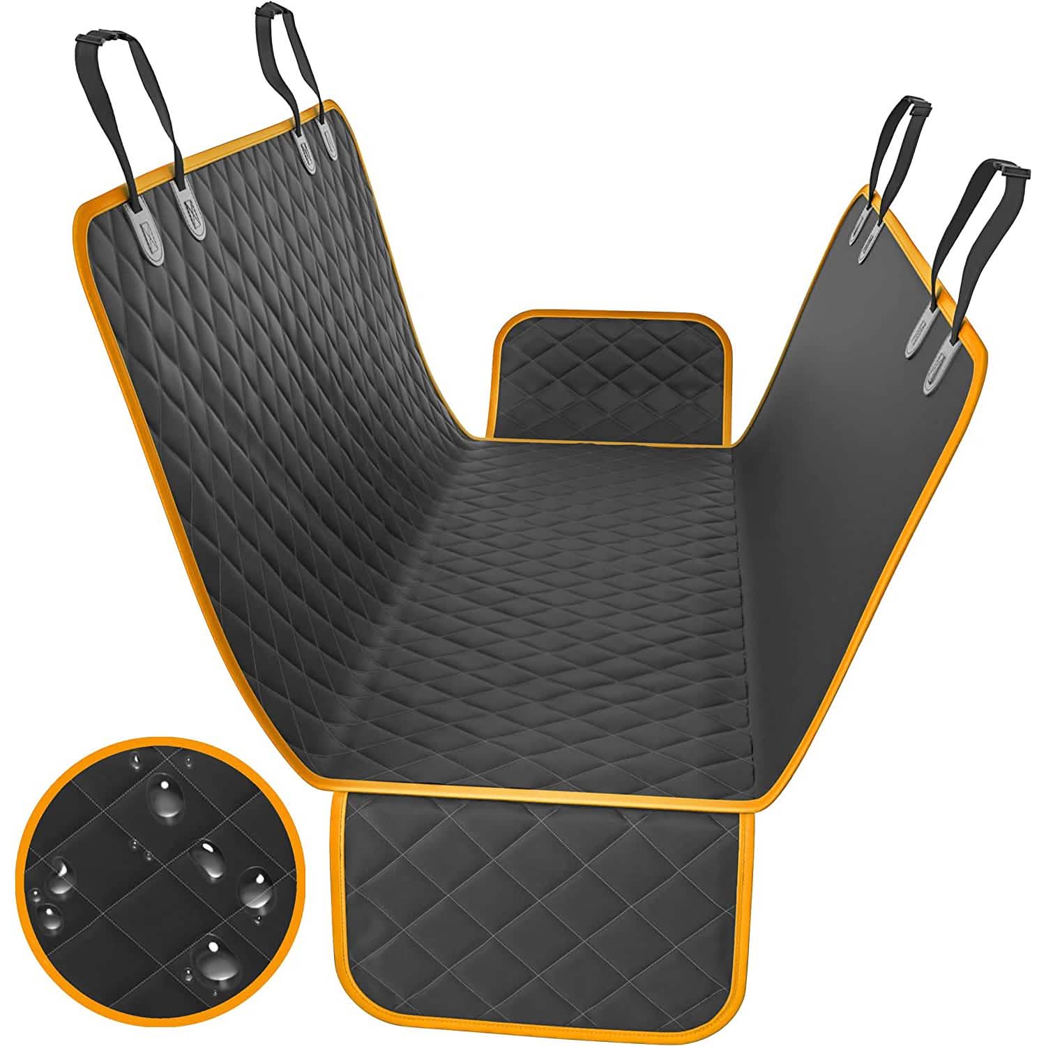 Dog Rear Seat Cover Protector Waterproof Anti-Scratch Anti-Slip Hammock by DailySale