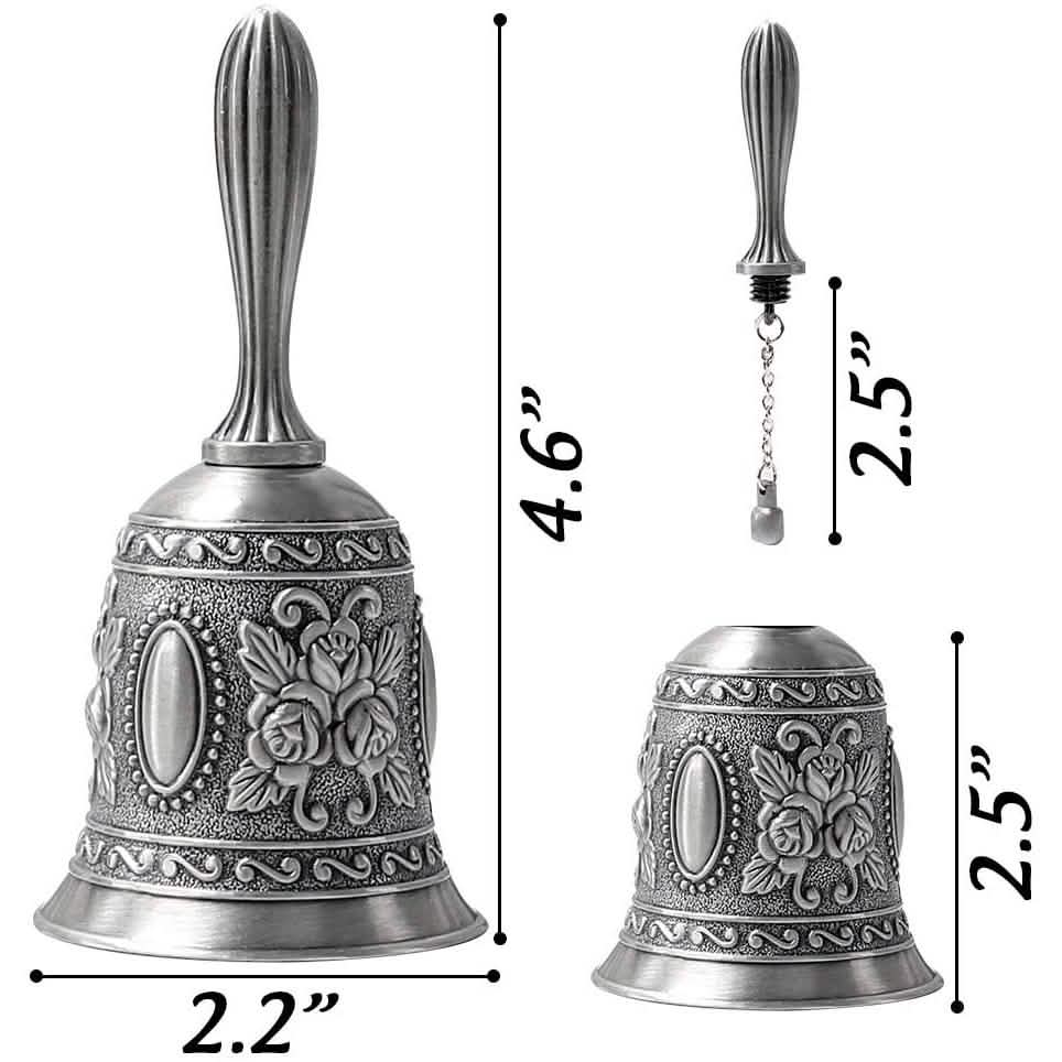 DomeStar Hand Bell Call Bell Brass Wedding Bells by DailySale